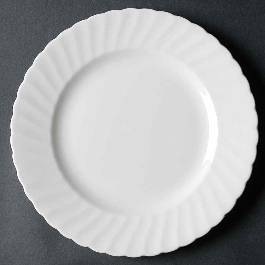 White Fife Salad Plate by Adderley-1