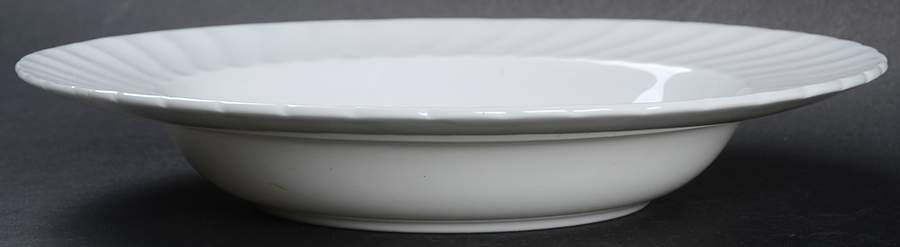 White Fife Rim Soup Bowl by Adderley-1