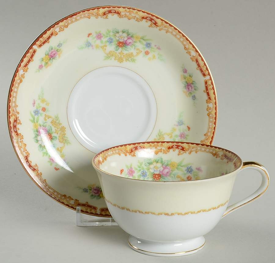 ADL1 Footed Cup & Saucer Set by Adline-1