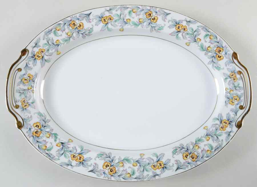 Jonquil 16" Oval Serving Platter by Adline-1