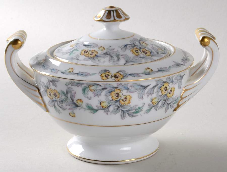 Jonquil Sugar Bowl & Lid by Adline-1