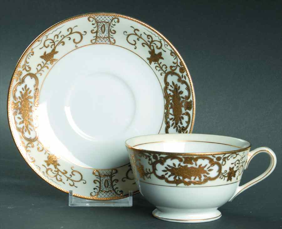 Majestic Footed Cup & Saucer Set by Adline-1