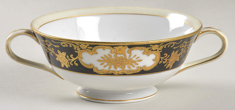 Regency Footed Cream Soup Bowl by Adline-1