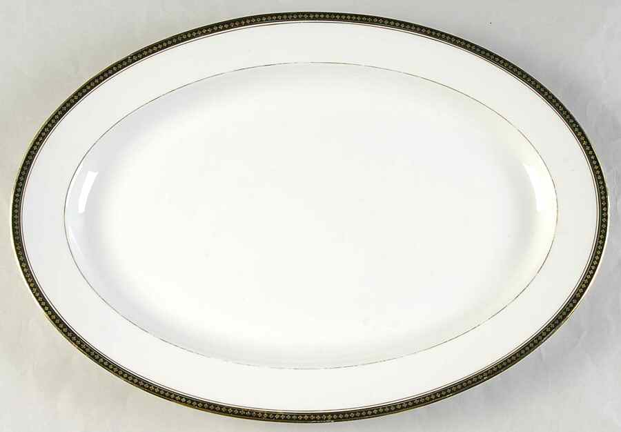 ADZ1 16" Oval Serving Platter by A & D Limoges-1