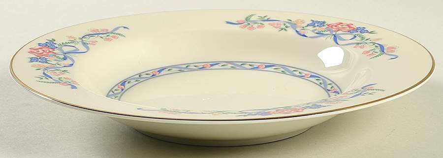 English Garden Rim Soup Bowl by Ashton & Hayes-1