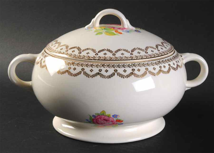 Carmen Round Covered Vegetable by American Homes-1