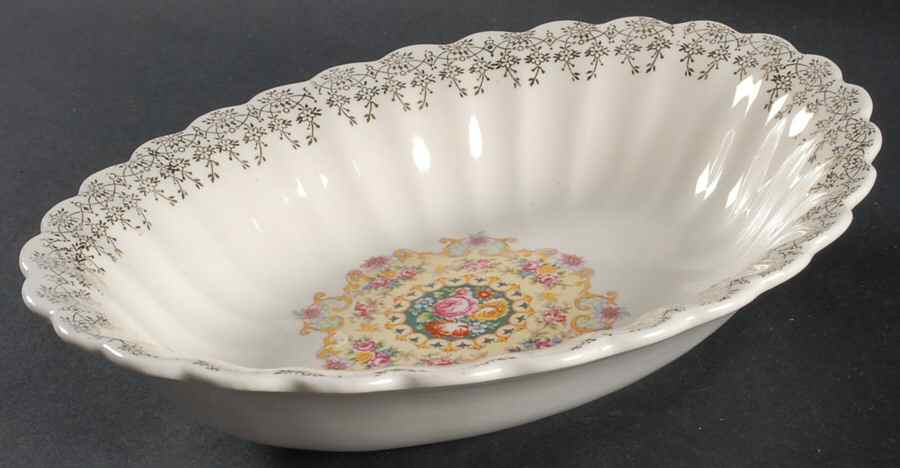 Melody 9" Oval Vegetable Bowl by American Homes-1