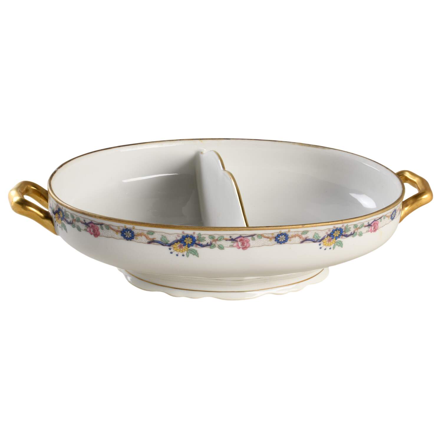AHR1 Oval Covered Divided Vegetable No Lid by Charles Ahrenfeldt-1