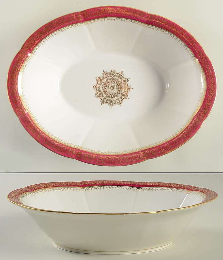 AHR187 10" Oval Vegetable Bowl by Charles Ahrenfeldt-1