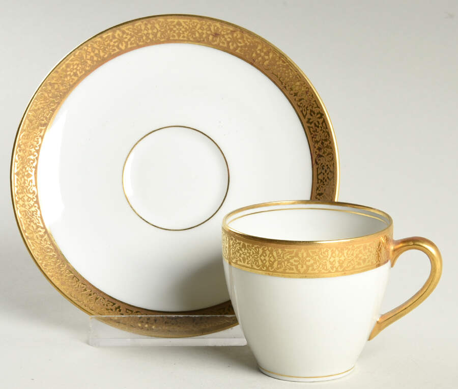 Nancy Flat Demitasse Cup & Saucer Set by Charles Ahrenfeldt-1