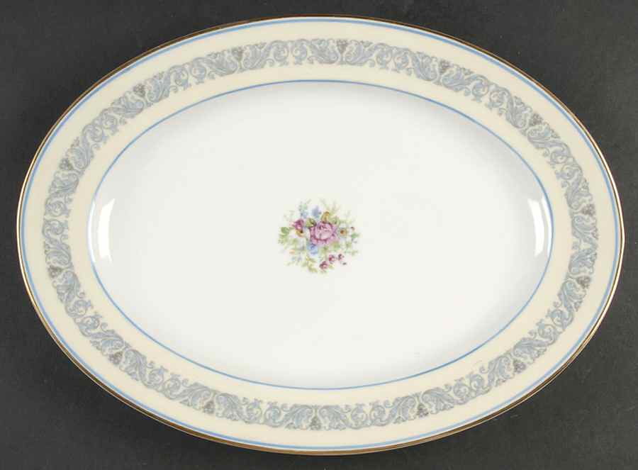 Arlesienne 14" Oval Serving Platter by Charles Ahrenfeldt-1