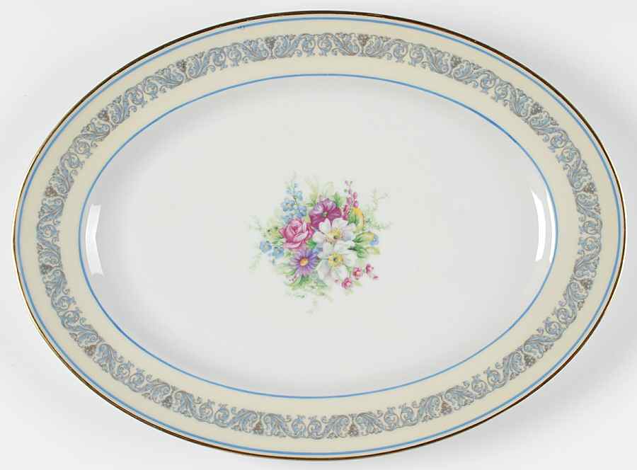 Arlesienne 16" Oval Serving Platter by Charles Ahrenfeldt-1