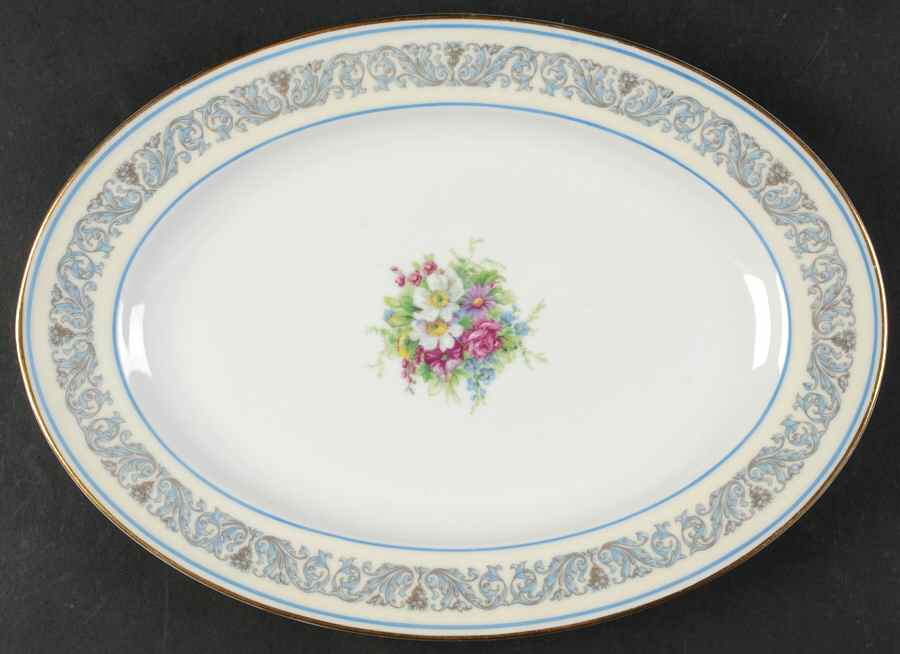 Arlesienne 12" Oval Serving Platter by Charles Ahrenfeldt-1