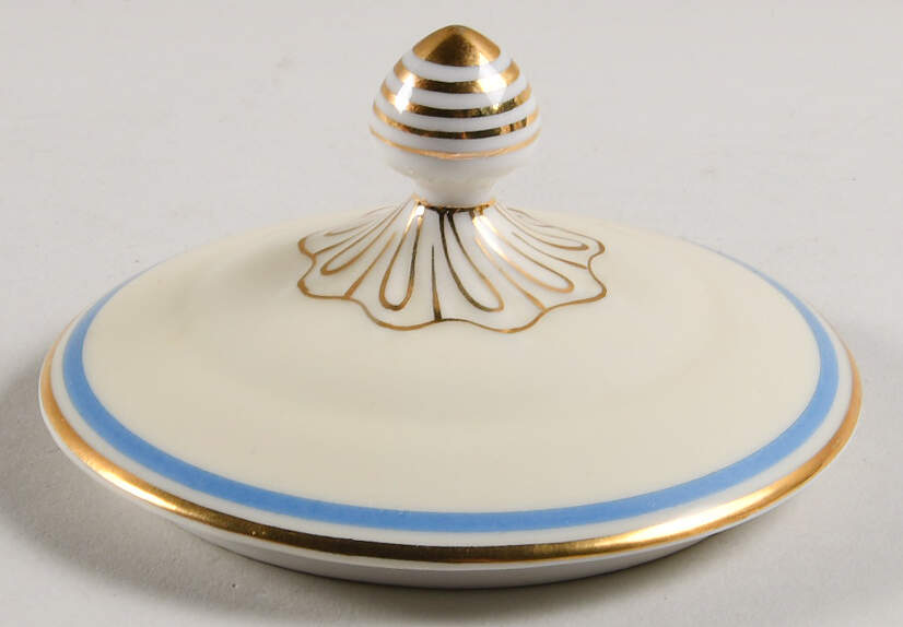 Bouquet of France Lid for Sugar Bowl by Charles Ahrenfeldt-1