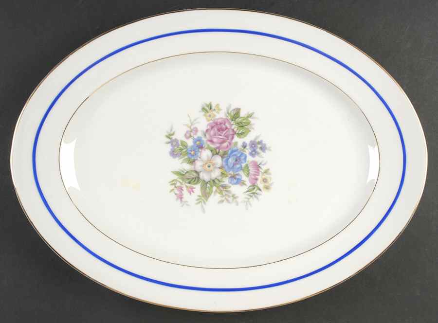 Calais 16" Oval Serving Platter by Charles Ahrenfeldt-1