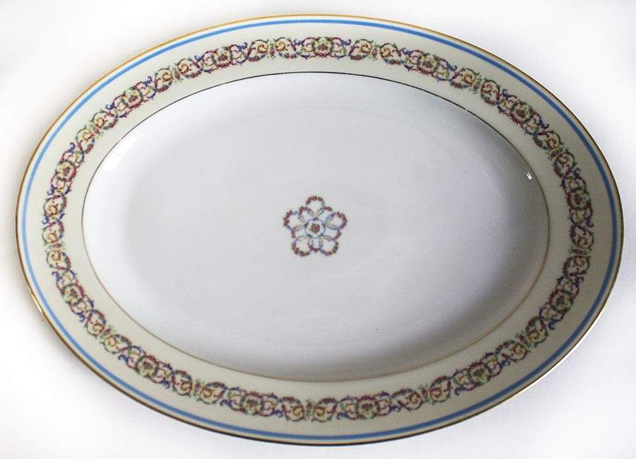 Chamonix 16" Oval Serving Platter by Charles Ahrenfeldt-1