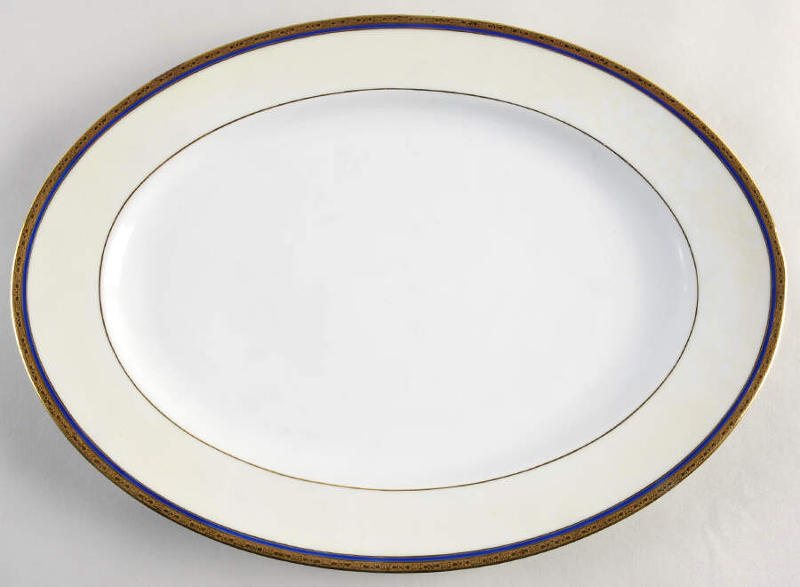 Crouville 16" Oval Serving Platter by Charles Ahrenfeldt-1