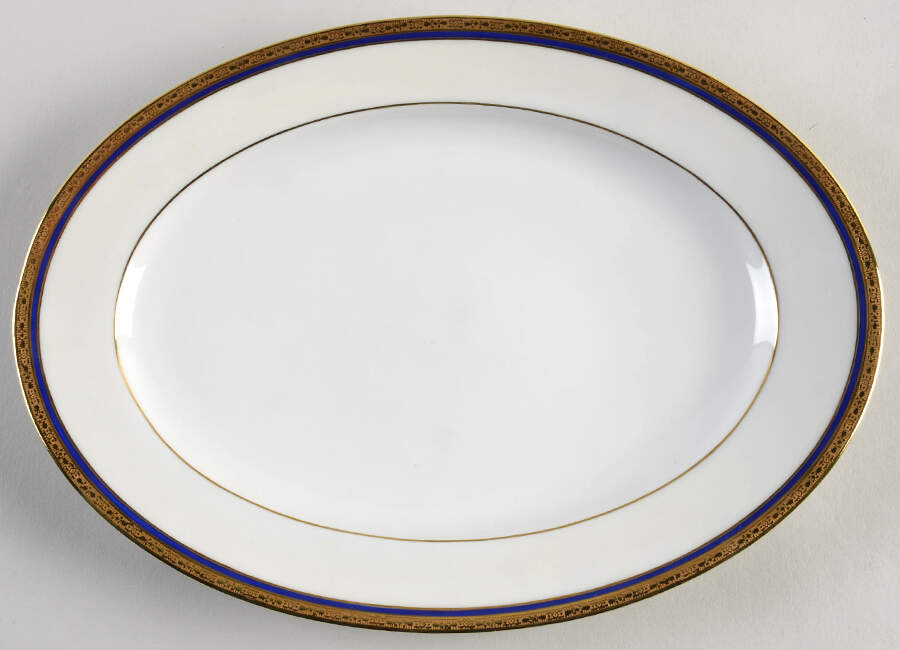 Crouville 12" Oval Serving Platter by Charles Ahrenfeldt-1