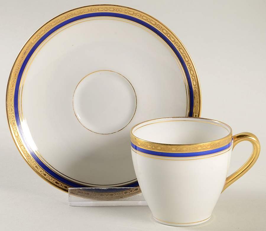 Crouville Flat Demitasse Cup & Saucer Set by Charles Ahrenfeldt-1