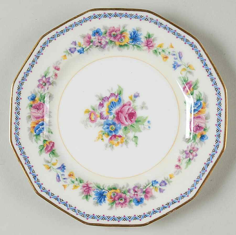 Dubarry Bread & Butter Plate by Charles Ahrenfeldt-1