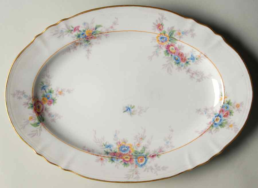 Floradora 12" Oval Serving Platter by Charles Ahrenfeldt-1