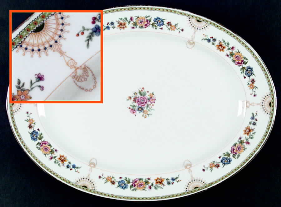 Vendome 16" Oval Serving Platter by Charles Ahrenfeldt-1