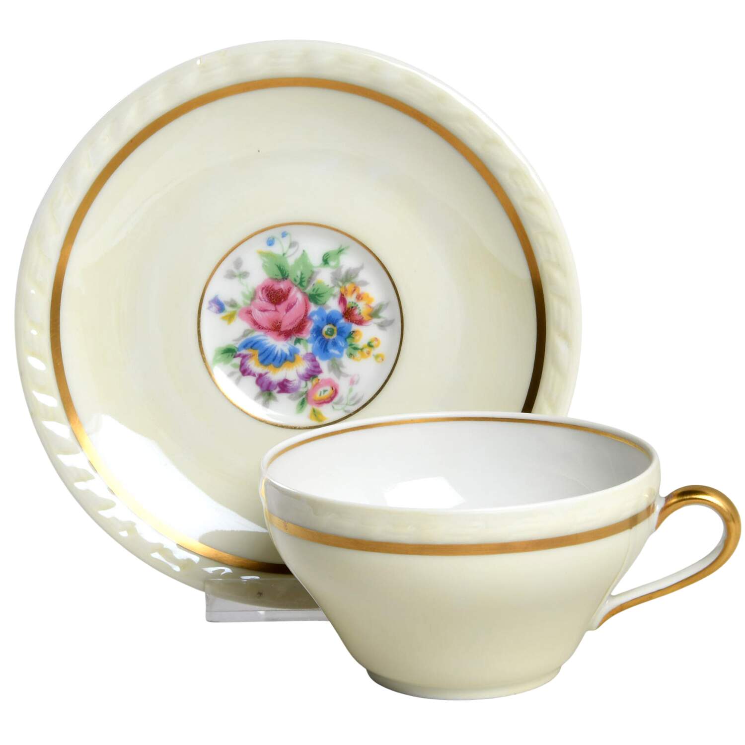 Versailles Flat Cup & Saucer Set by Charles Ahrenfeldt-1