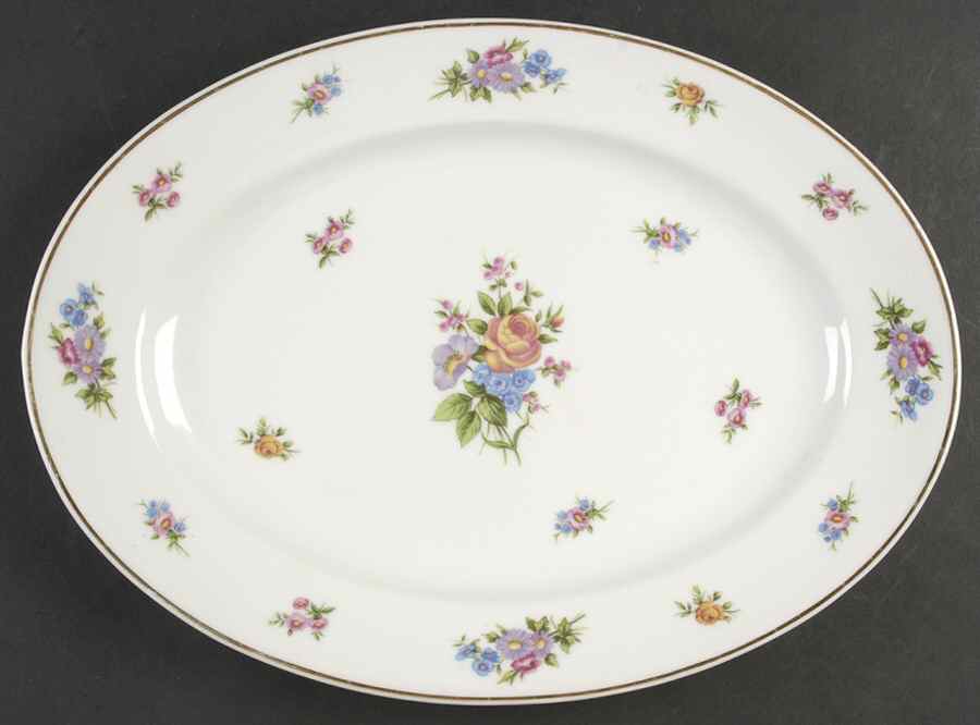 Vincennes 14" Oval Serving Platter by Charles Ahrenfeldt-1
