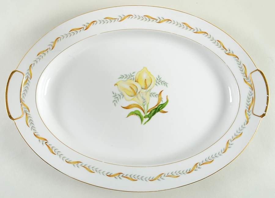 Valdivia 17" Oval Serving Platter by Aichi-1
