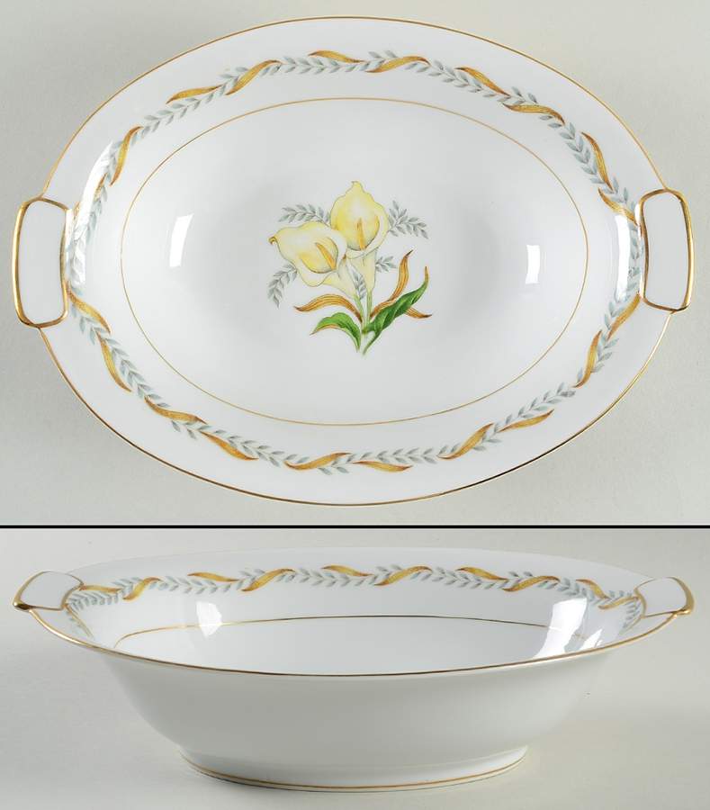 Valdivia 10" Oval Vegetable Bowl by Aichi-1