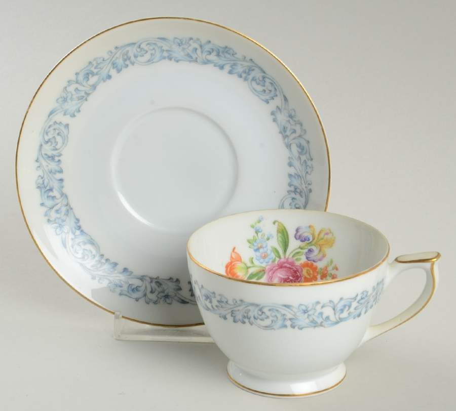 Sheffield Footed Cup & Saucer Set by Aichi-1