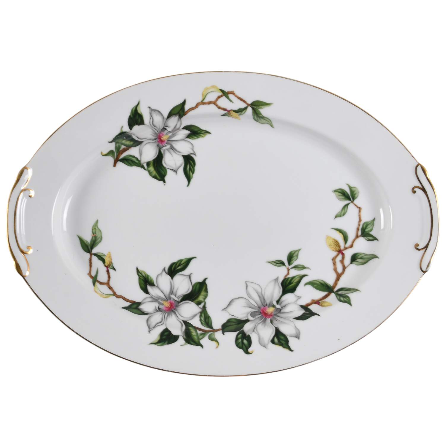Gardenia 16" Oval Serving Platter by Aichi-1