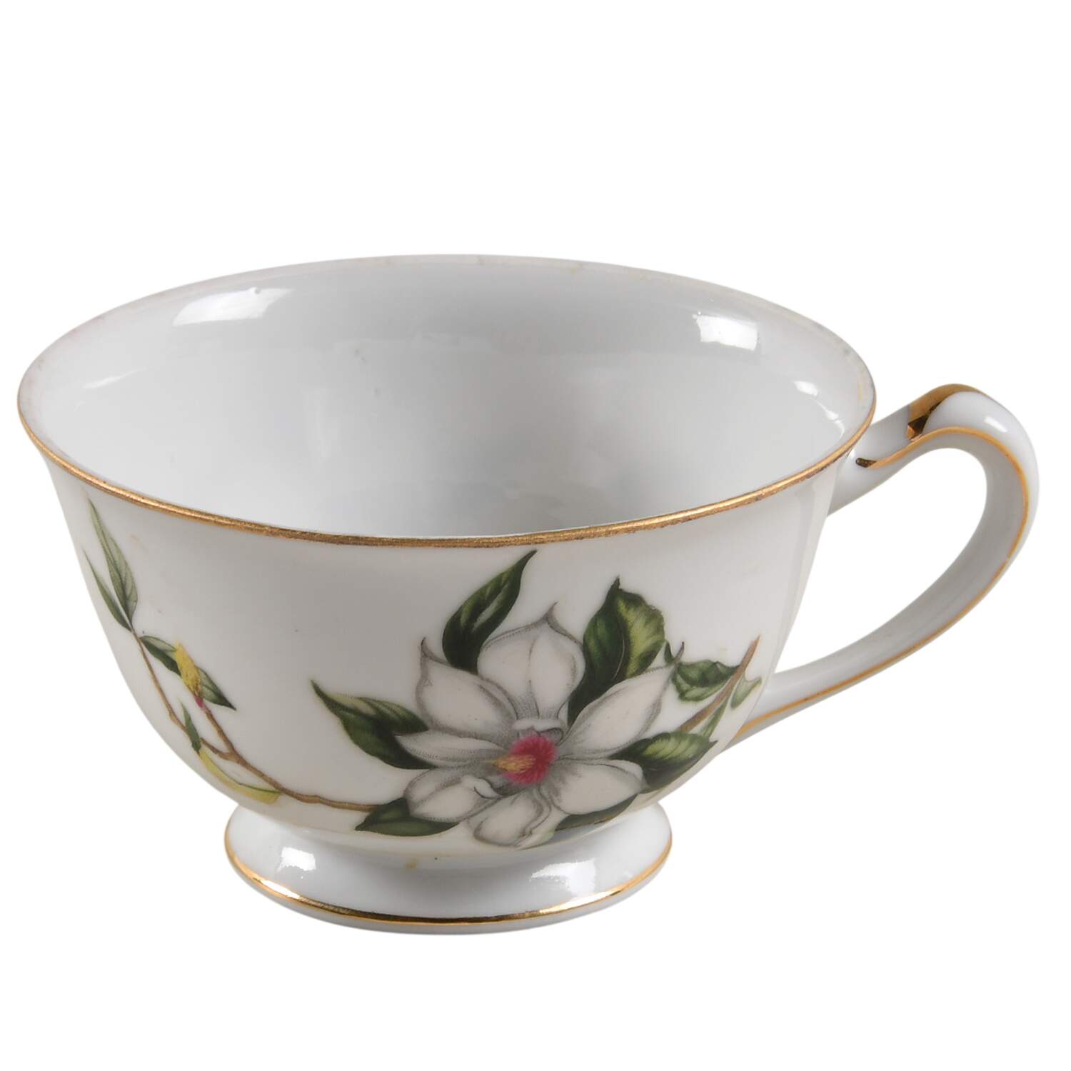 Gardenia Footed Cup by Aichi-1