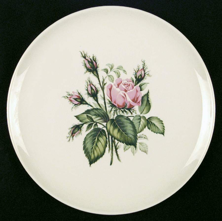 Floradora Rose Dinner Plate by Ark Crest-1