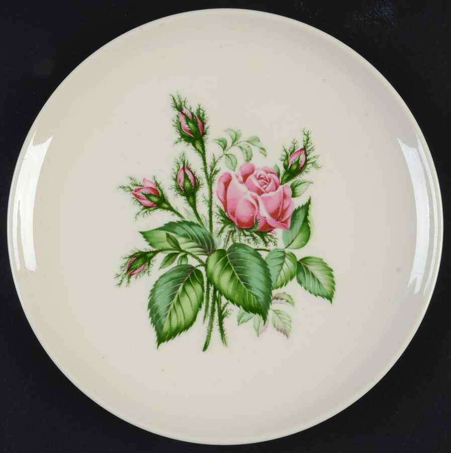 Floradora Rose Salad Plate by Ark Crest-1