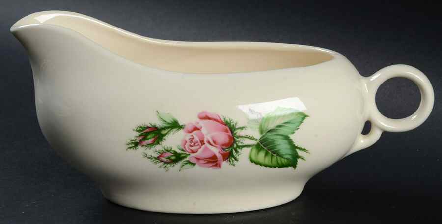 Floradora Rose Gravy Boat by Ark Crest-1