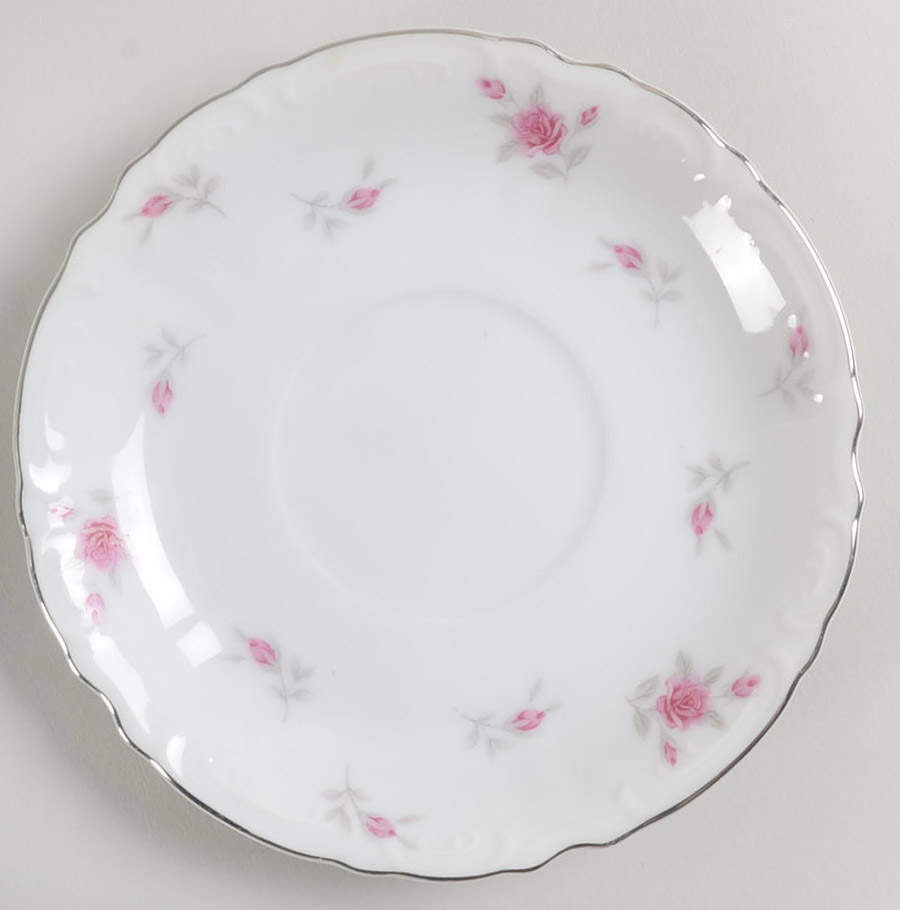 Victoria Rose Saucer for Footed Cup by Ark Crest-1