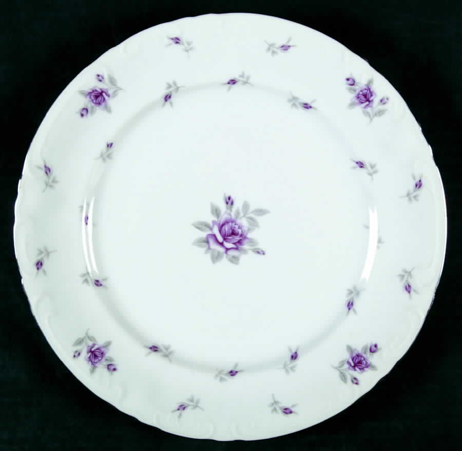 Victoria Rose Dinner Plate by Ark Crest-1