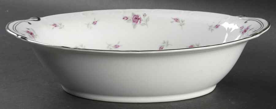 Victoria Rose 10" Oval Vegetable Bowl by Ark Crest-1
