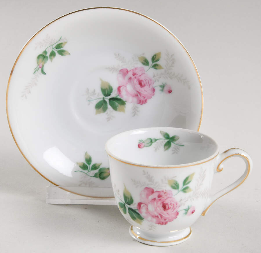 Princess Rose Demitasse Cup & Saucer Set by Arkwright-1