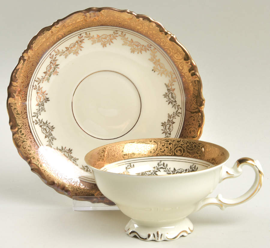 Marion Footed Cup & Saucer Set by Alka-1