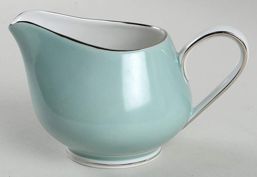 Moosrose (Platinum Trim) Creamer by Alka-1