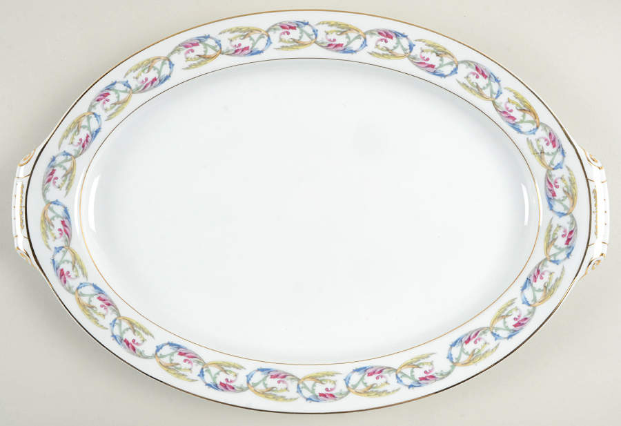 Acanthus 17" Oval Serving Platter by Aladdin-1