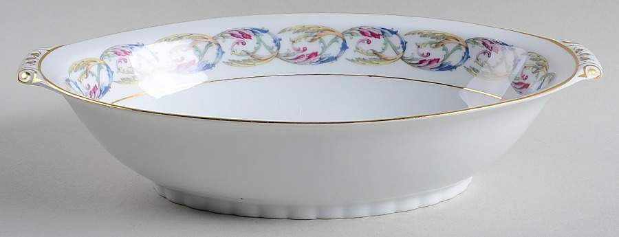 Acanthus 10" Oval Vegetable Bowl by Aladdin-1