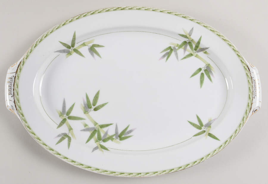Bamboo 17" Oval Serving Platter by Aladdin-1