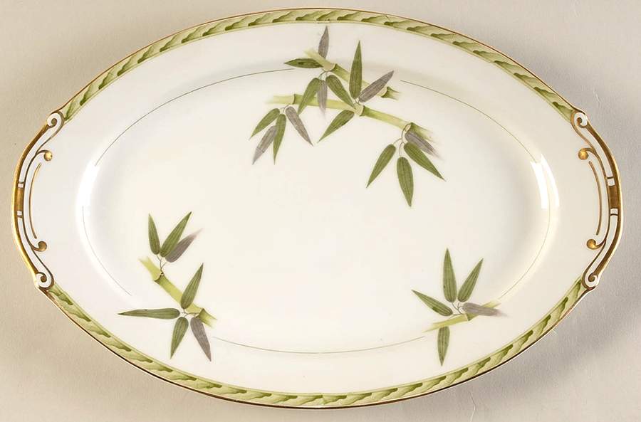 Bamboo 12" Oval Serving Platter by Aladdin-1