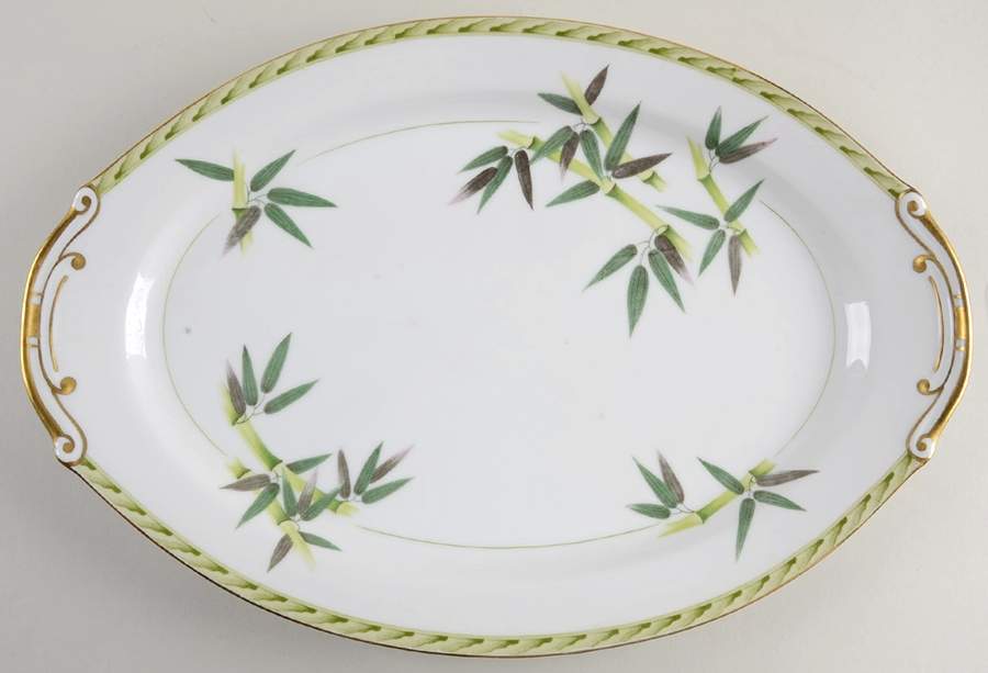 Bamboo 14" Oval Serving Platter by Aladdin-1