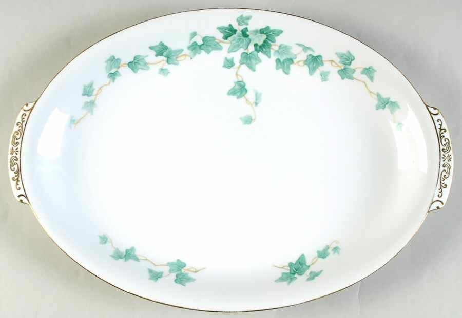 Blue Ivy 15" Oval Serving Platter by Aladdin-1