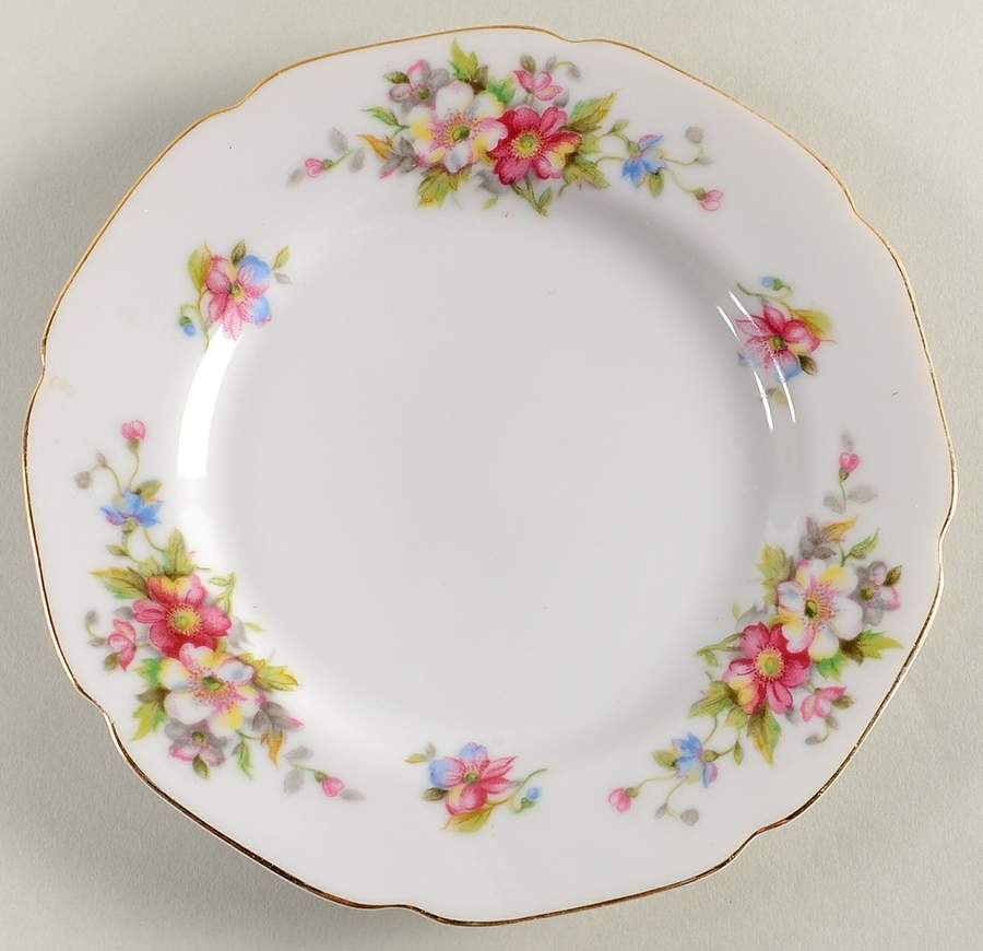 Boquet Bread & Butter Plate by Aladdin-1