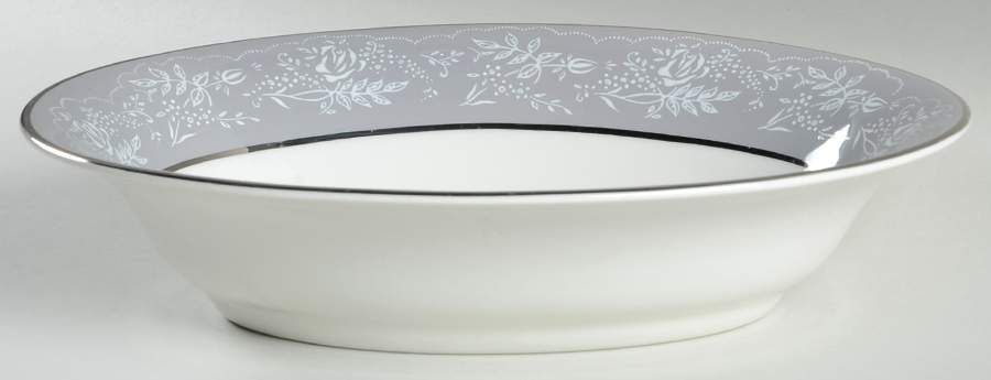Bridal Lace 10" Oval Vegetable Bowl by Aladdin-1